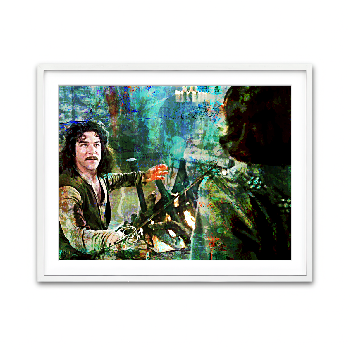 Framed Print 4x3 White