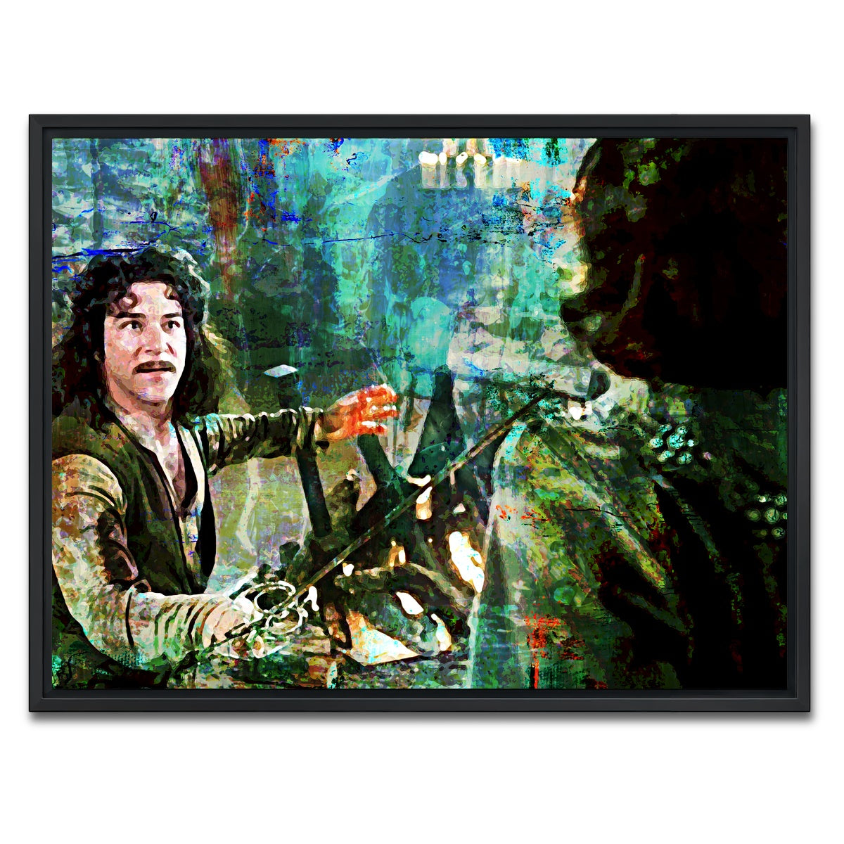 AUTO-MOCKUP WHITE | Inigo Montoya | 1 Piece | Black Framed Canvas | group=4x3
