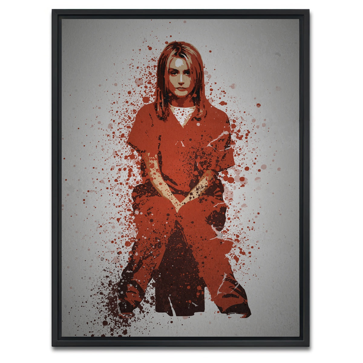AUTO-MOCKUP WHITE | Inmate | 1 Piece | Black Framed Canvas | group=3x4