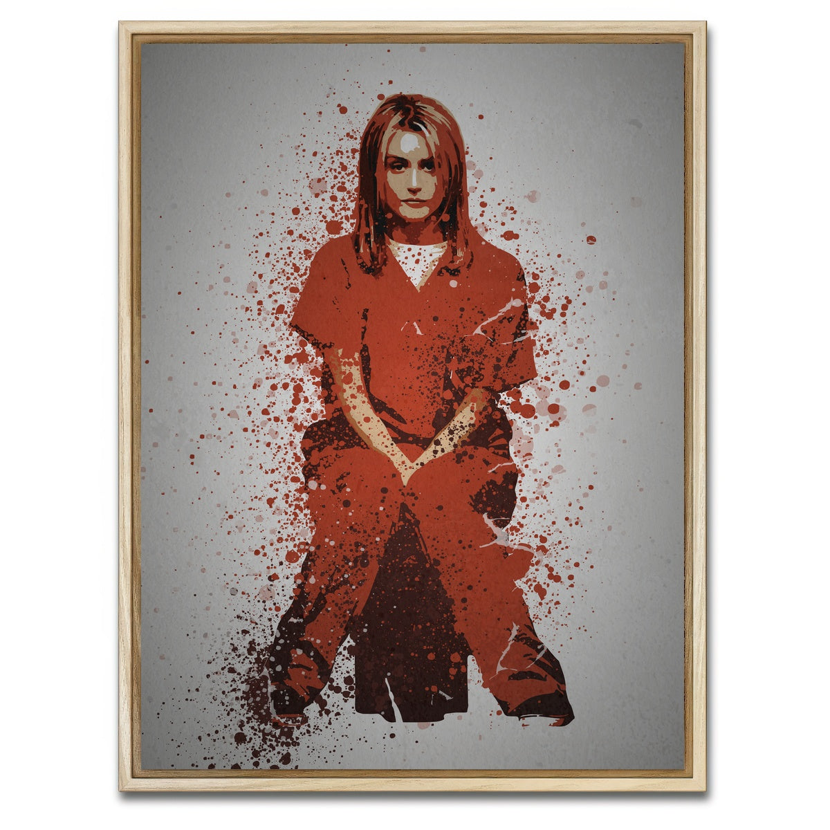 AUTO-MOCKUP WHITE | Inmate | 1 Piece | Natural Framed Canvas | group=3x4