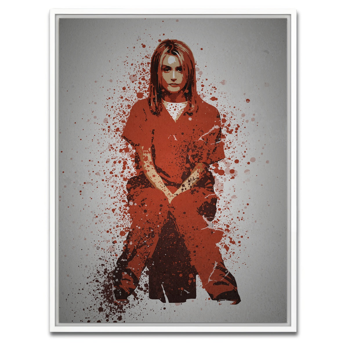 AUTO-MOCKUP WHITE | Inmate | 1 Piece | White Framed Canvas | group=3x4