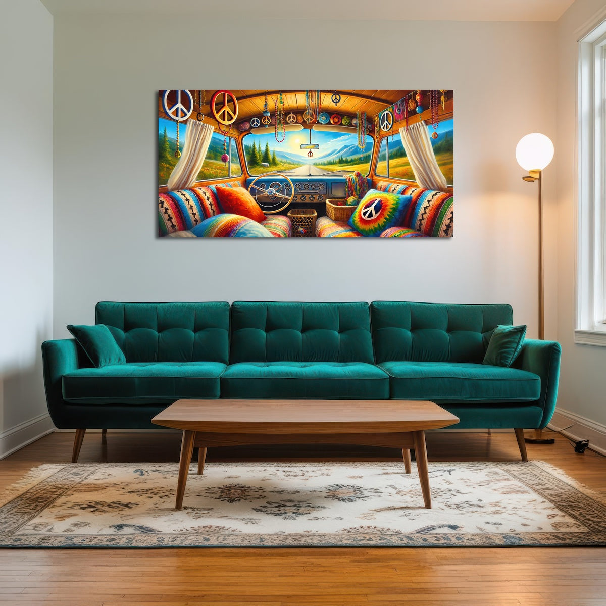 AUTO-MOCKUP ROOM | Inside a Hippie Van