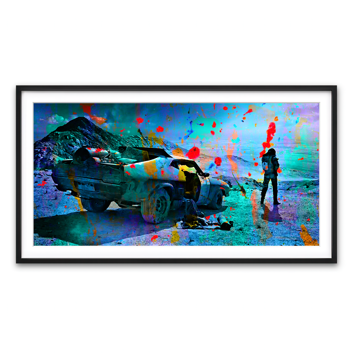 Framed Print 2x1 Black