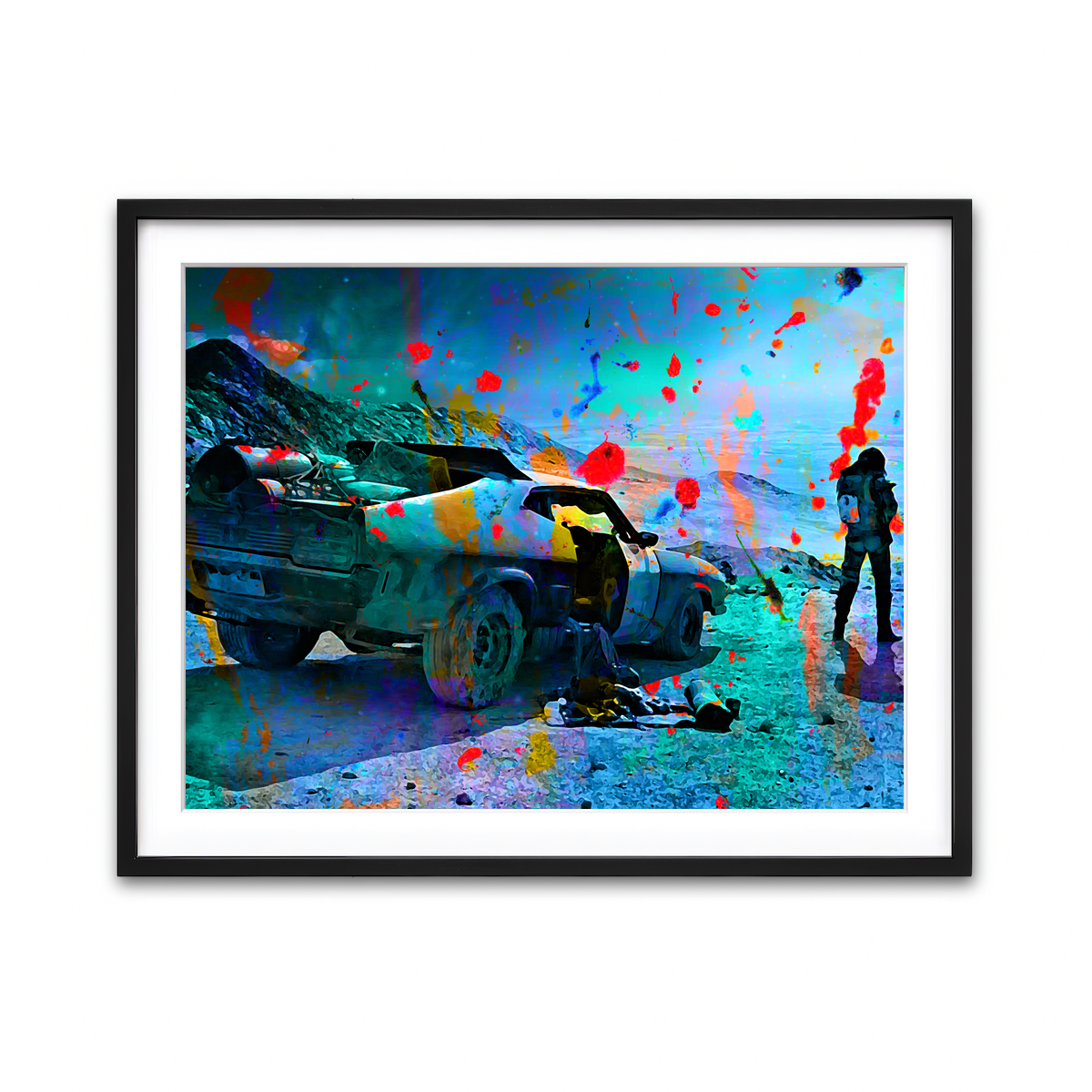 Framed Print 4x3 Black