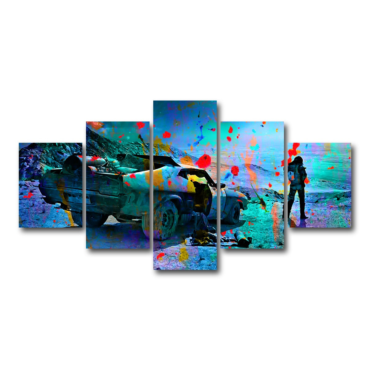 AUTO-MOCKUP WHITE | Interceptor | 5 Piece | Gallery Wrap Canvas | group=5_short