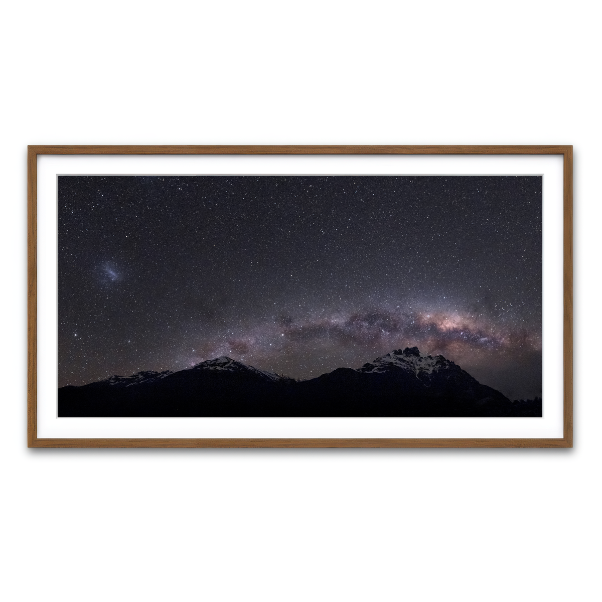 Framed Print 2x1 Walnut