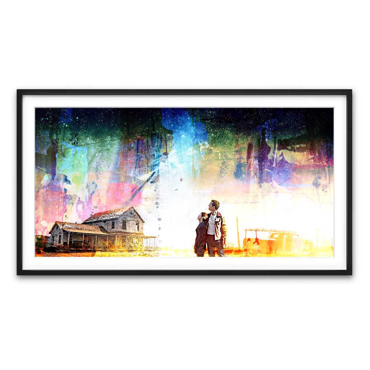 Framed Print 2x1 Black
