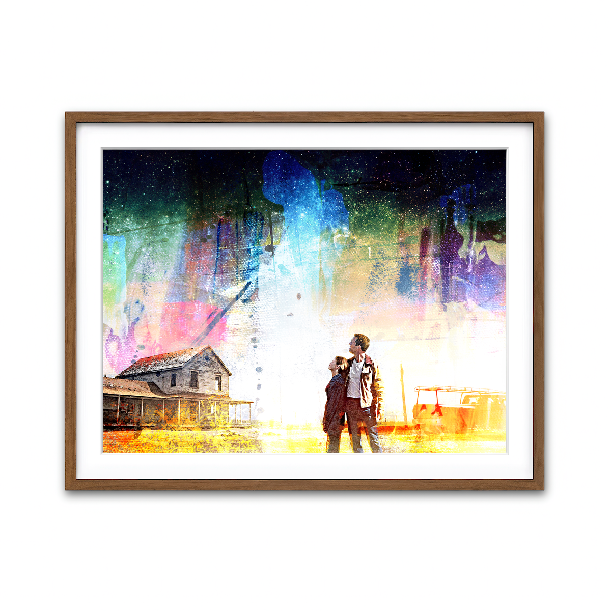 Framed Print 4x3 Walnut