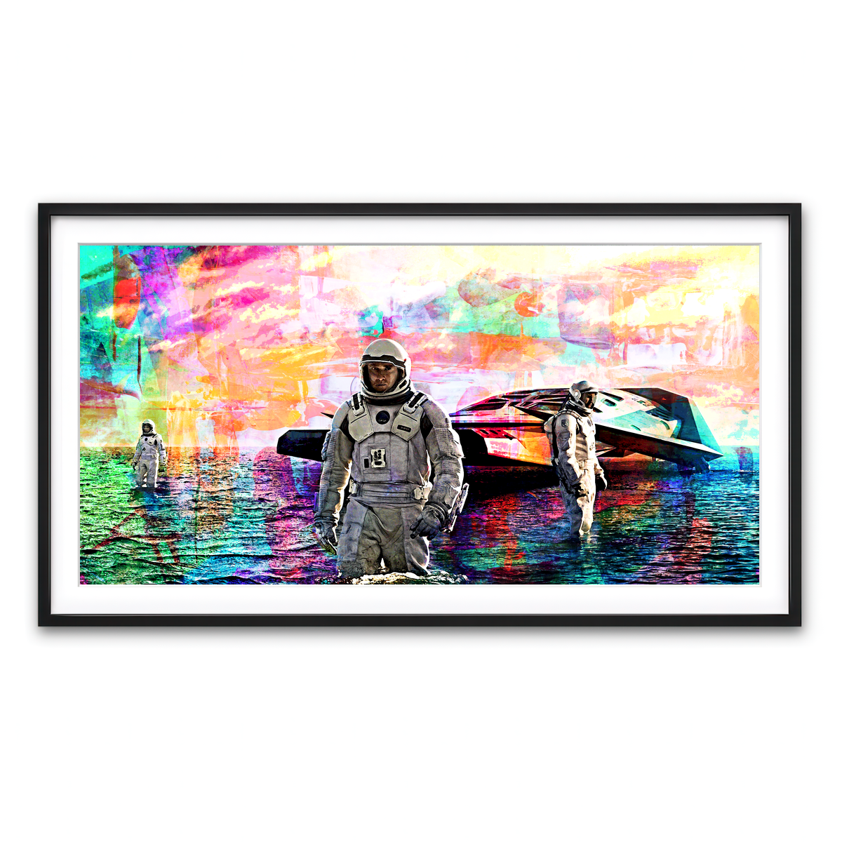 Framed Print 2x1 Black