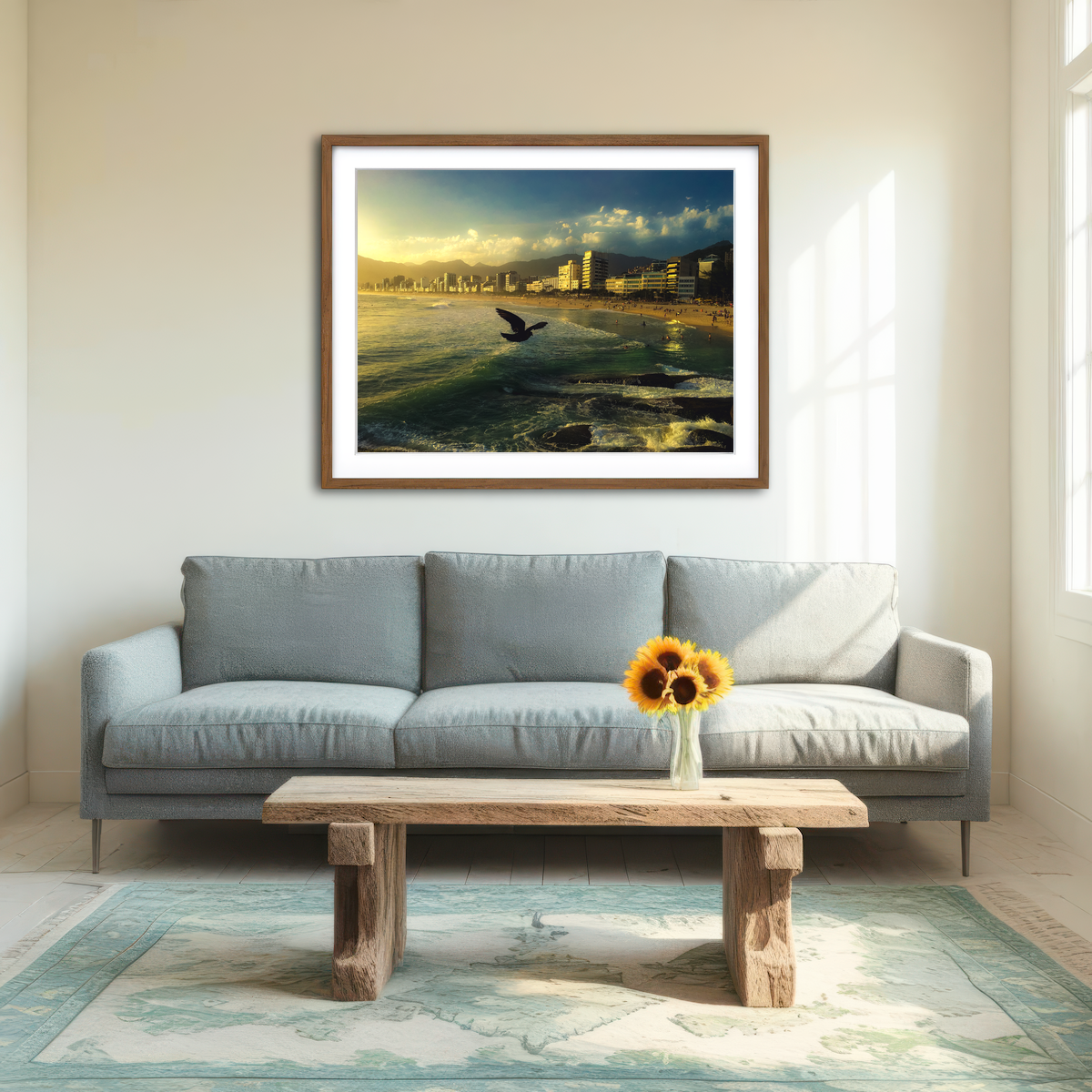 AUTO-MOCKUP ROOM | Ipanema Rio Wall Art