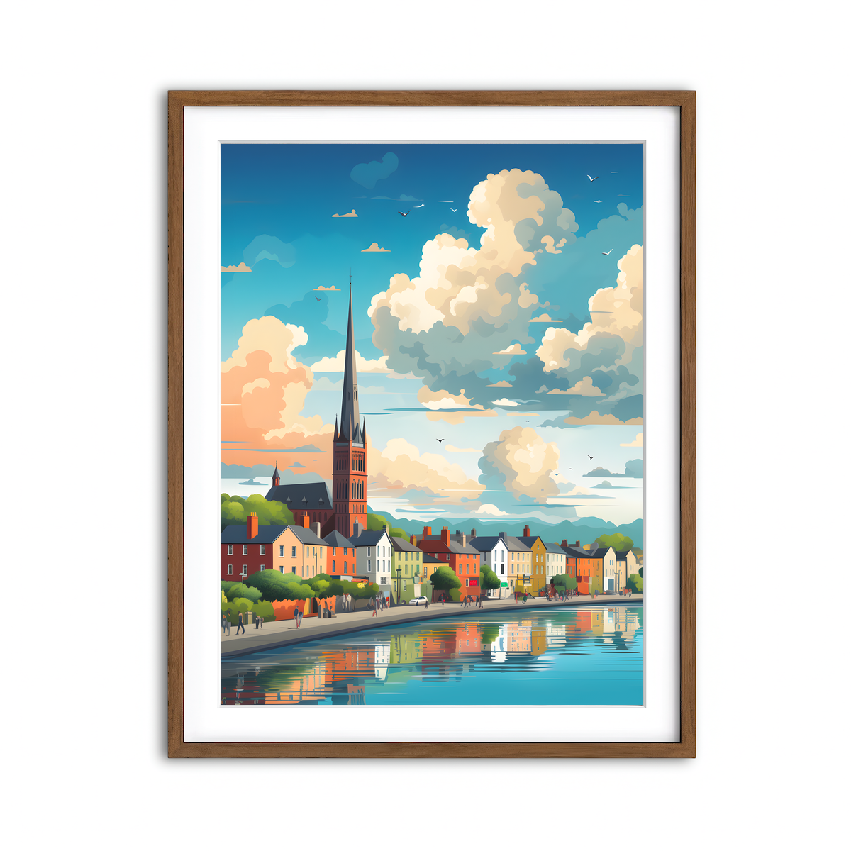 Framed Print 3x4 Walnut