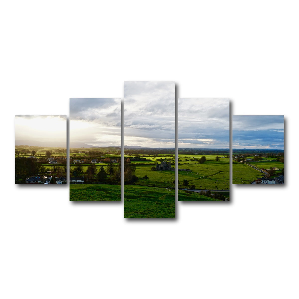 AUTO-MOCKUP WHITE | Irish Countryside | 5 Piece | Gallery Wrap Canvas | group=5_short