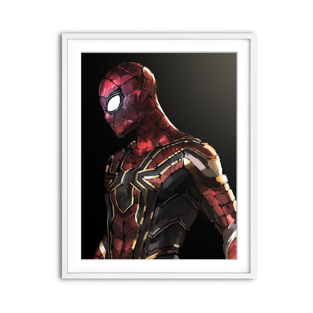 Framed Print 3x4 White