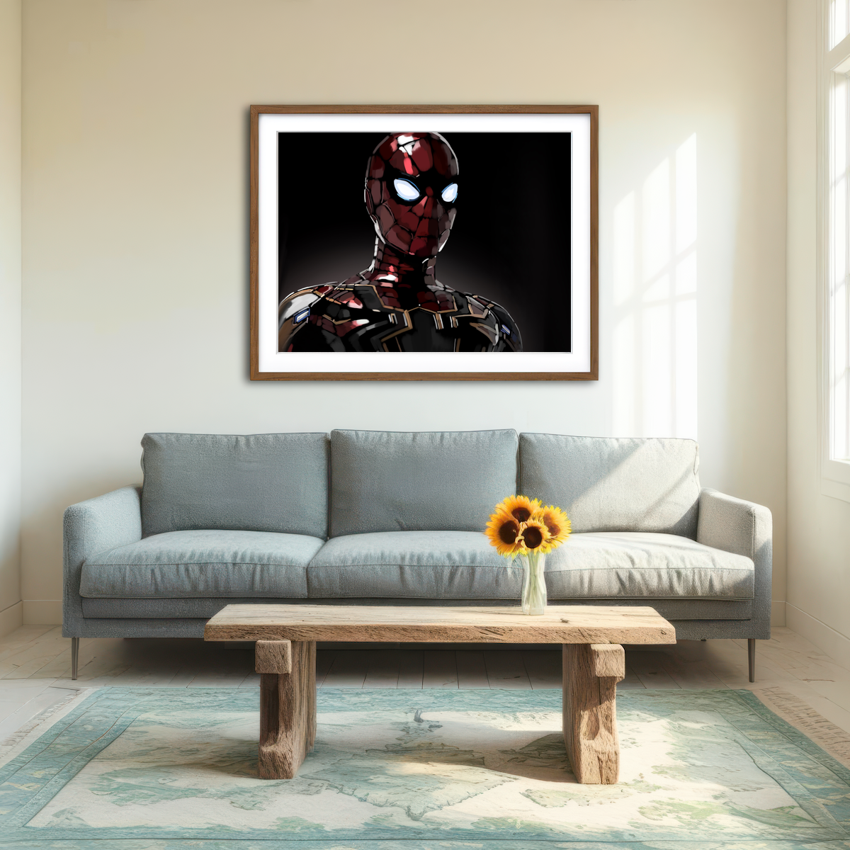 AUTO-MOCKUP ROOM | Iron Spider Wall Art