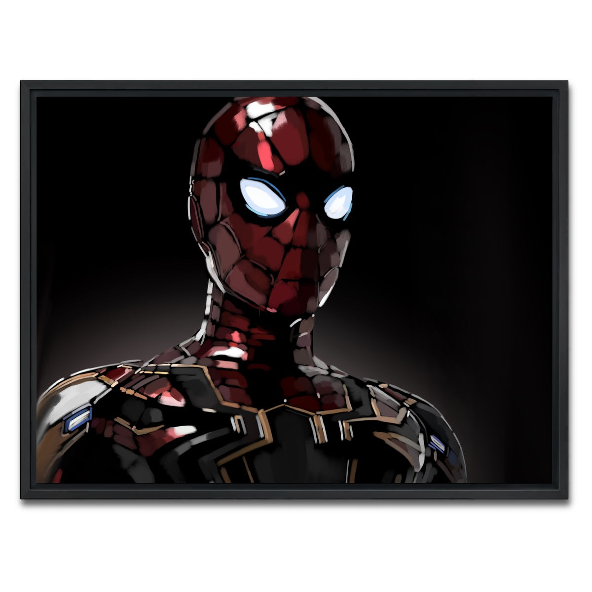 AUTO-MOCKUP WHITE | Iron Spider | 1 Piece | Black Framed Canvas | group=4x3