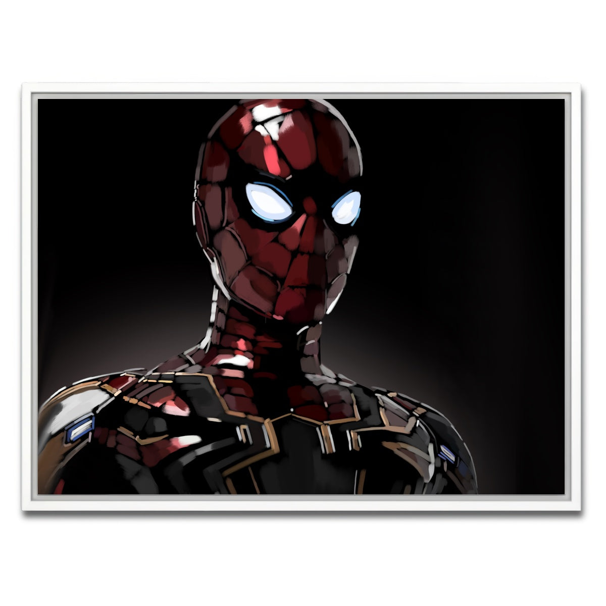 AUTO-MOCKUP WHITE | Iron Spider | 1 Piece | White Framed Canvas | group=4x3
