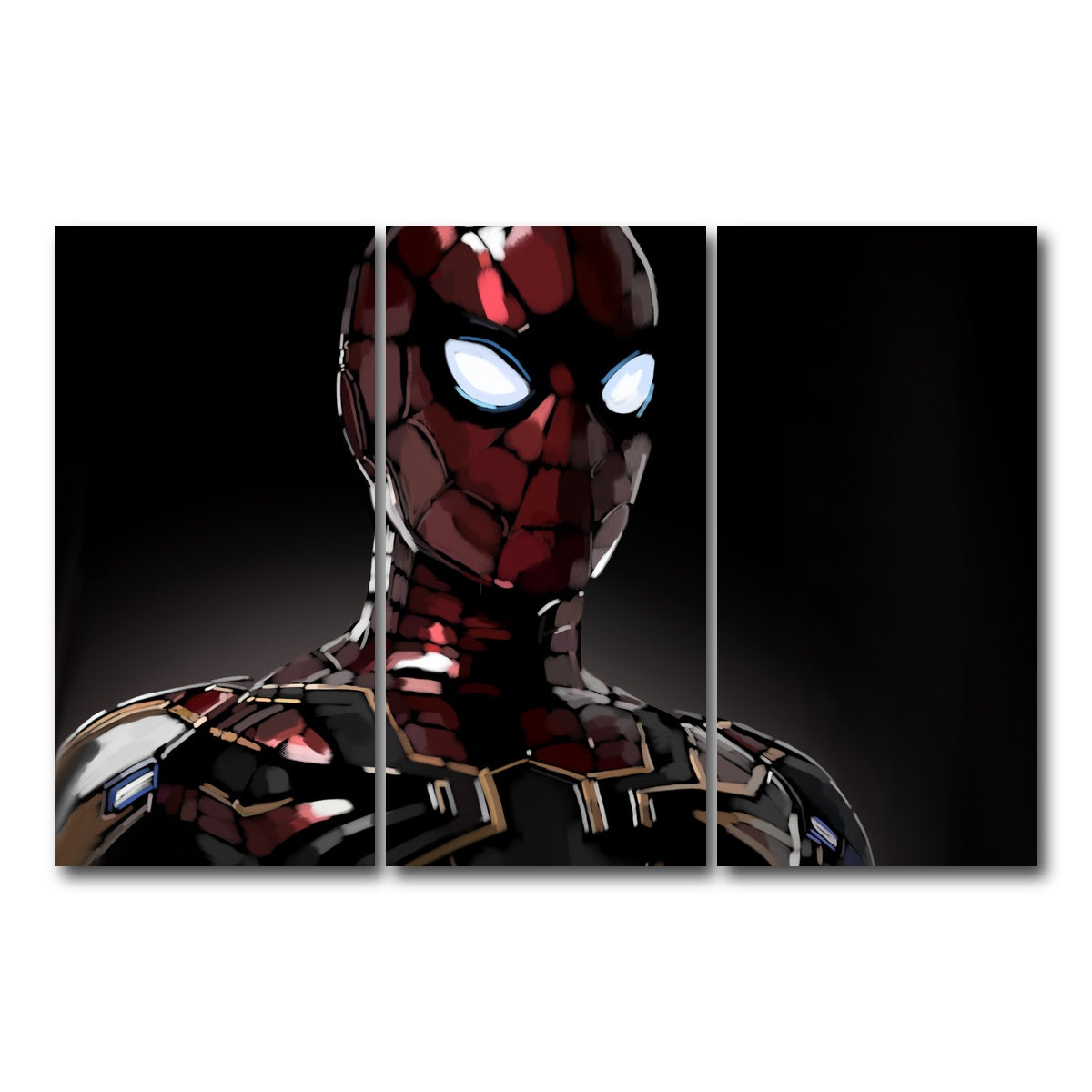 AUTO-MOCKUP WHITE | Iron Spider | 3 Piece | Gallery Wrap Canvas | group=12x24