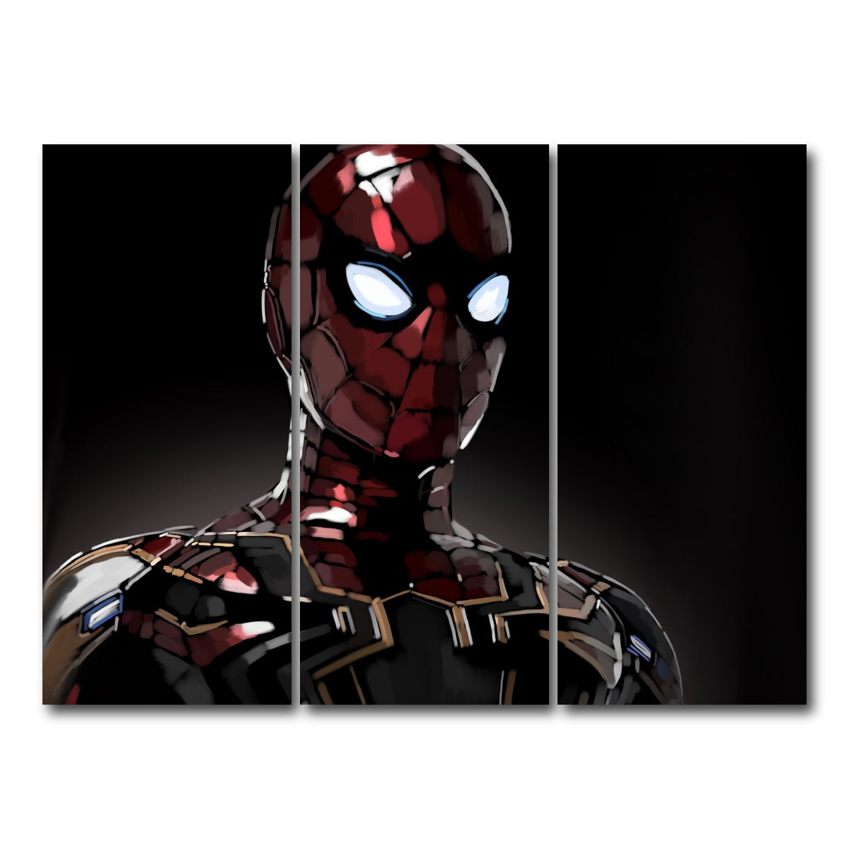 AUTO-MOCKUP WHITE | Iron Spider | 3 Piece | Gallery Wrap Canvas | group=8x18