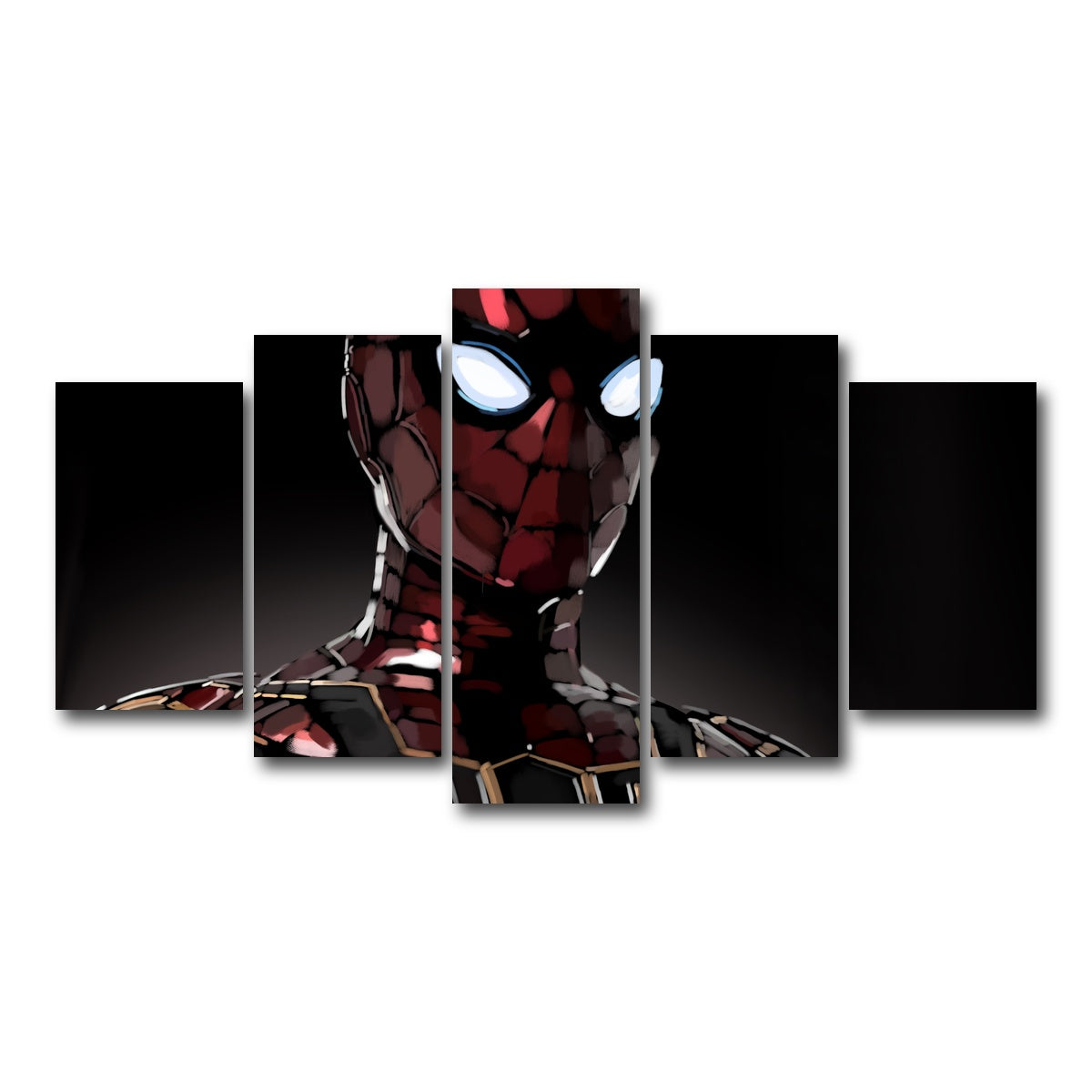 AUTO-MOCKUP WHITE | Iron Spider | 5 Piece | Gallery Wrap Canvas | group=5_normal