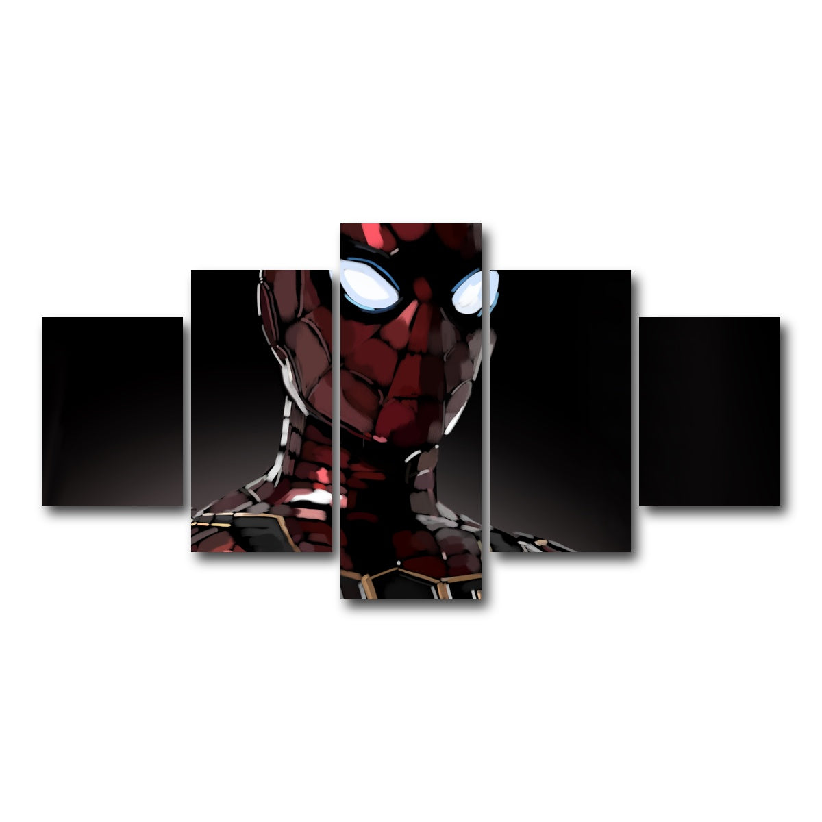 AUTO-MOCKUP WHITE | Iron Spider | 5 Piece | Gallery Wrap Canvas | group=5_short