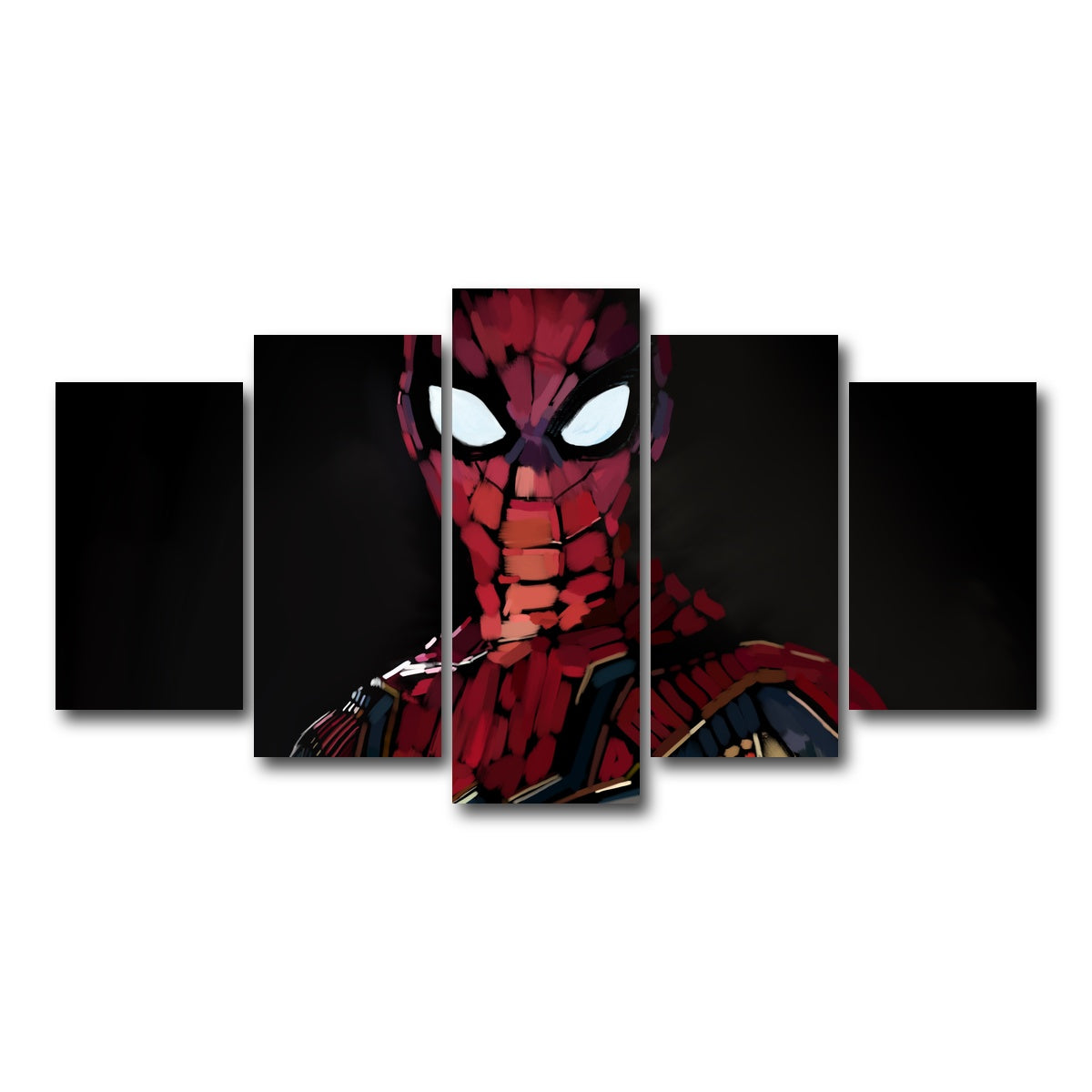 AUTO-MOCKUP WHITE | Iron Spider portrait | 5 Piece | Gallery Wrap Canvas | group=5_normal