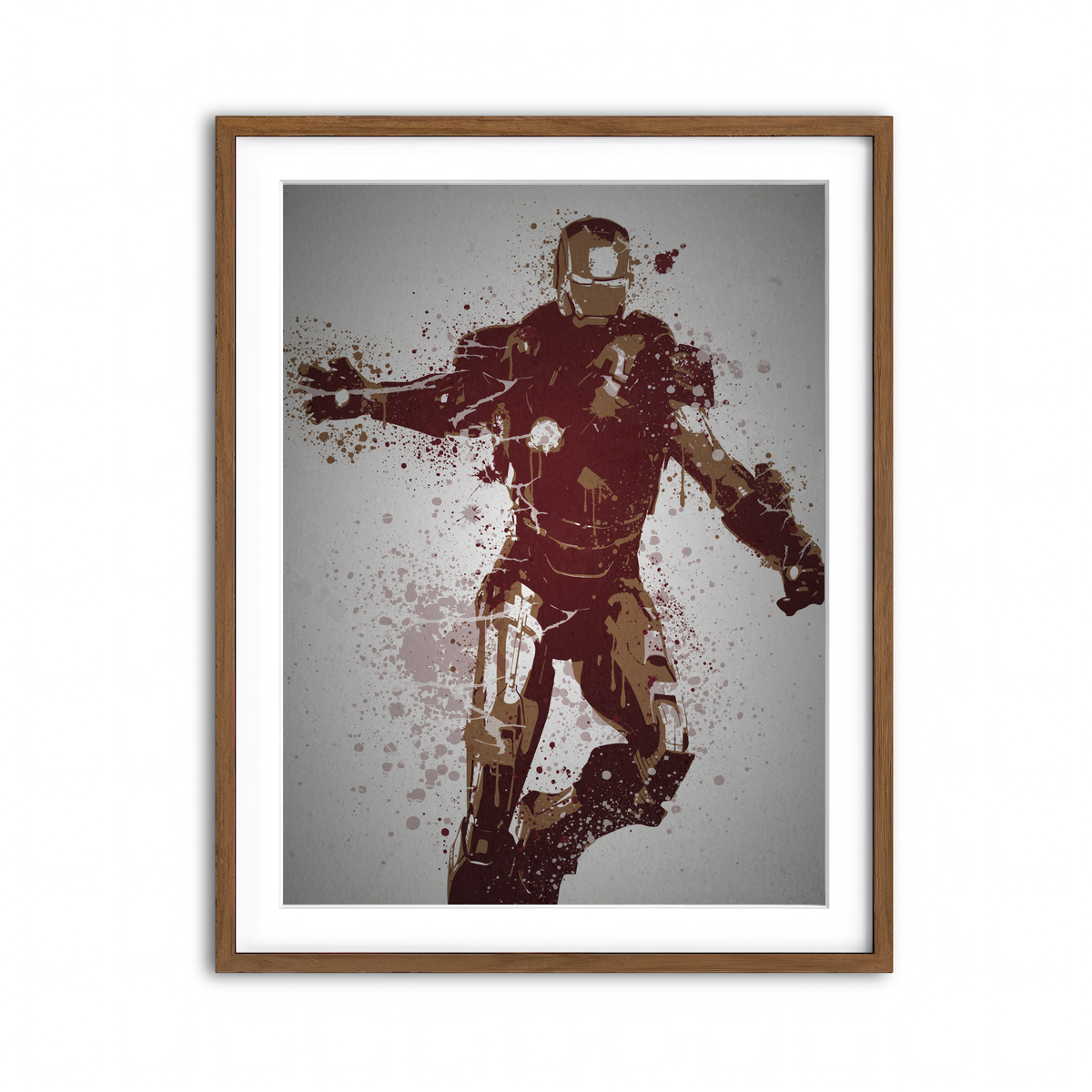 Framed Print 3x4 Walnut