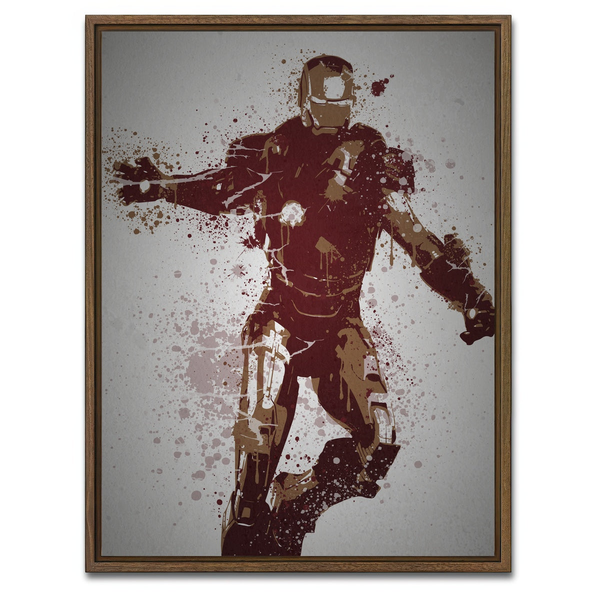 AUTO-MOCKUP WHITE | Iron | 1 Piece | Walnut Framed Canvas | group=3x4