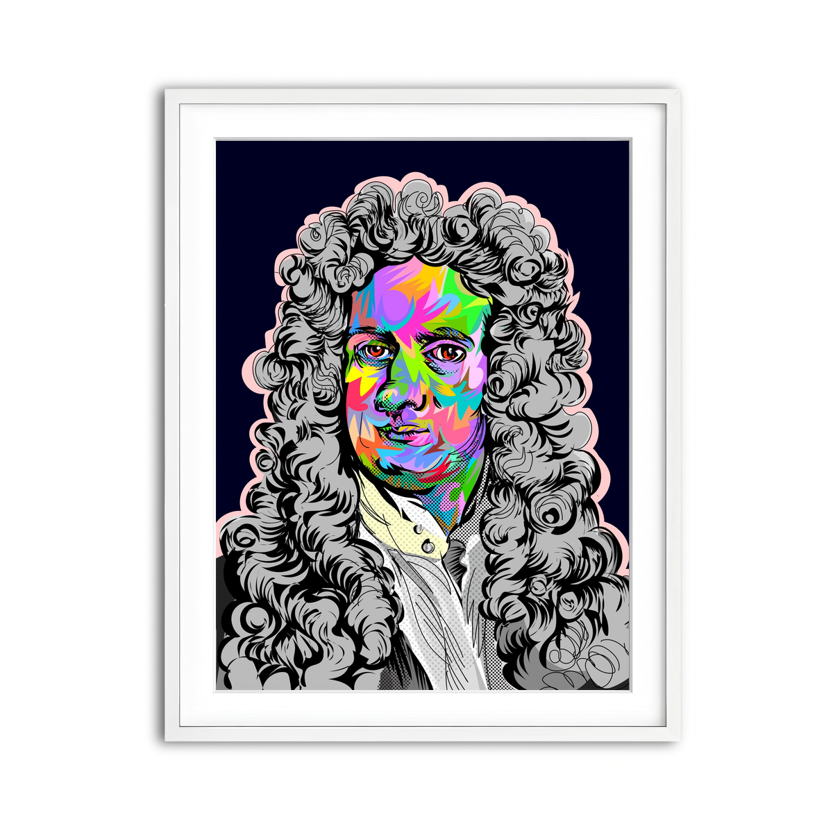 Framed Print 3x4 White