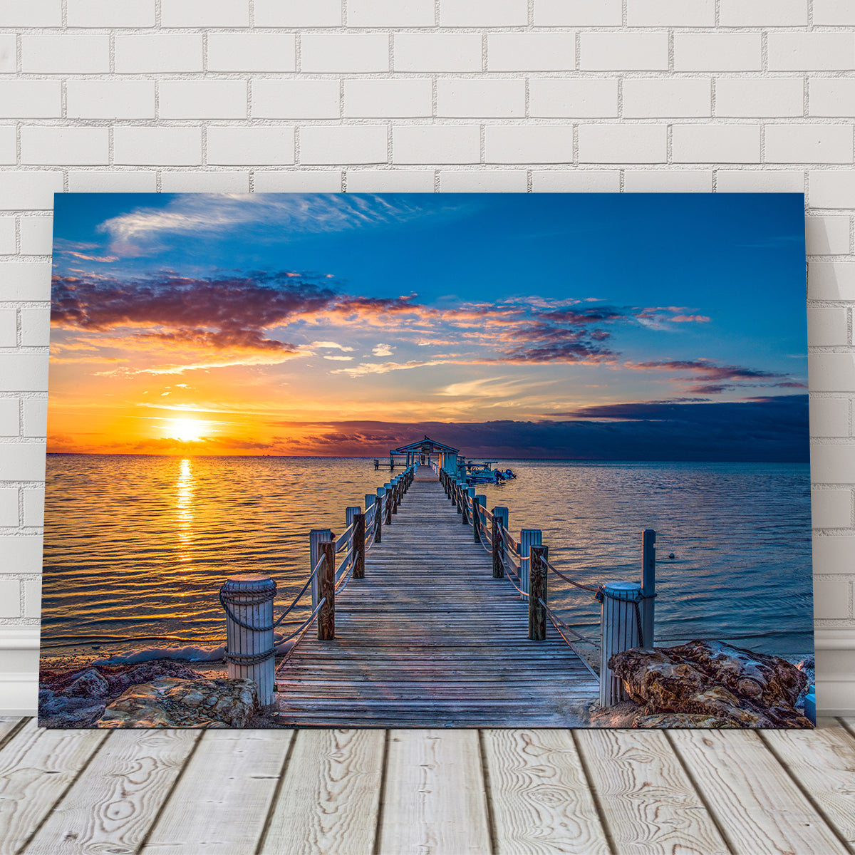 Islamorada Florida Keys Dock Pier Wall Art