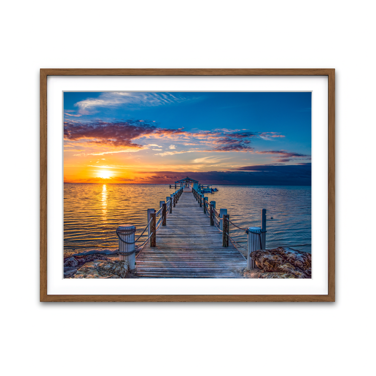 Framed Print 4x3 Walnut