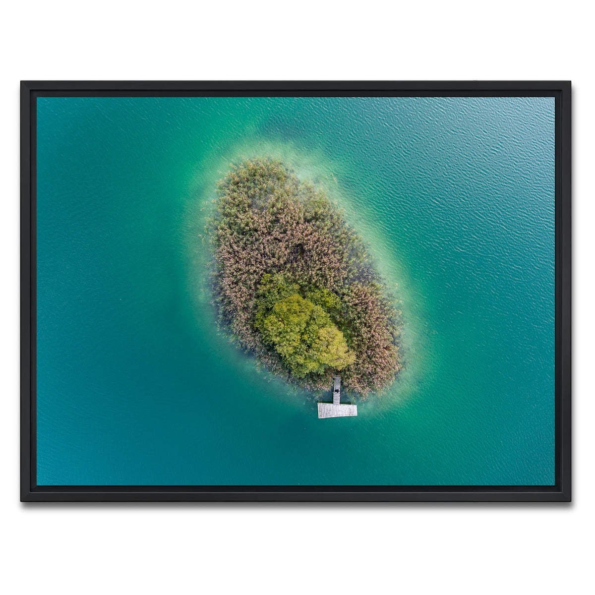AUTO-MOCKUP WHITE | Island For Two | 1 Piece | Black Framed Canvas | group=4x3