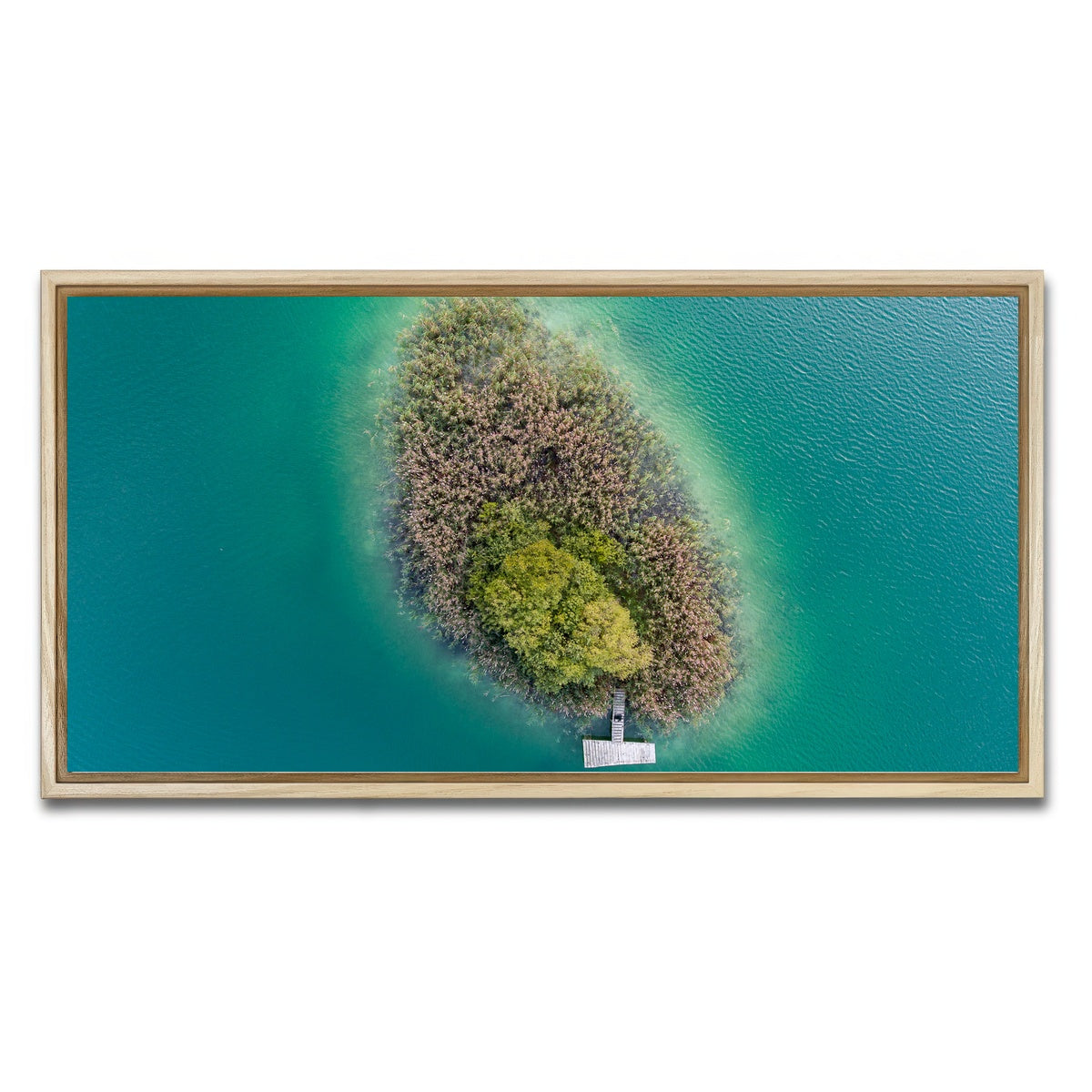 AUTO-MOCKUP WHITE | Island For Two | 1 Piece | Natural Framed Canvas | group=2x1