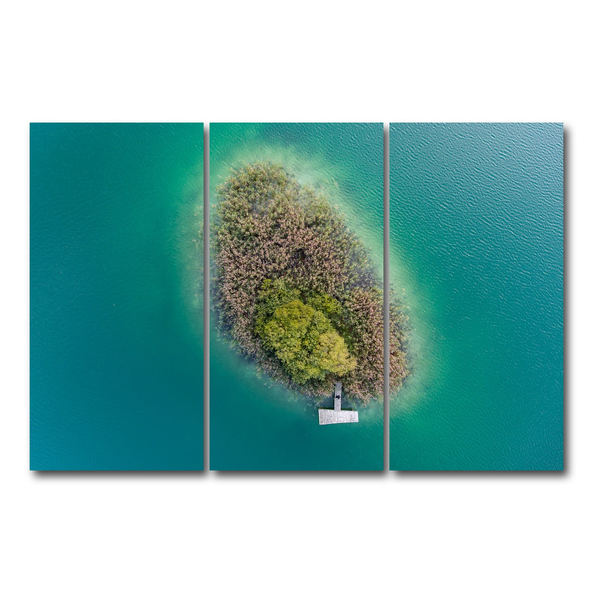 AUTO-MOCKUP WHITE | Island For Two | 3 Piece | Gallery Wrap Canvas | group=12x24