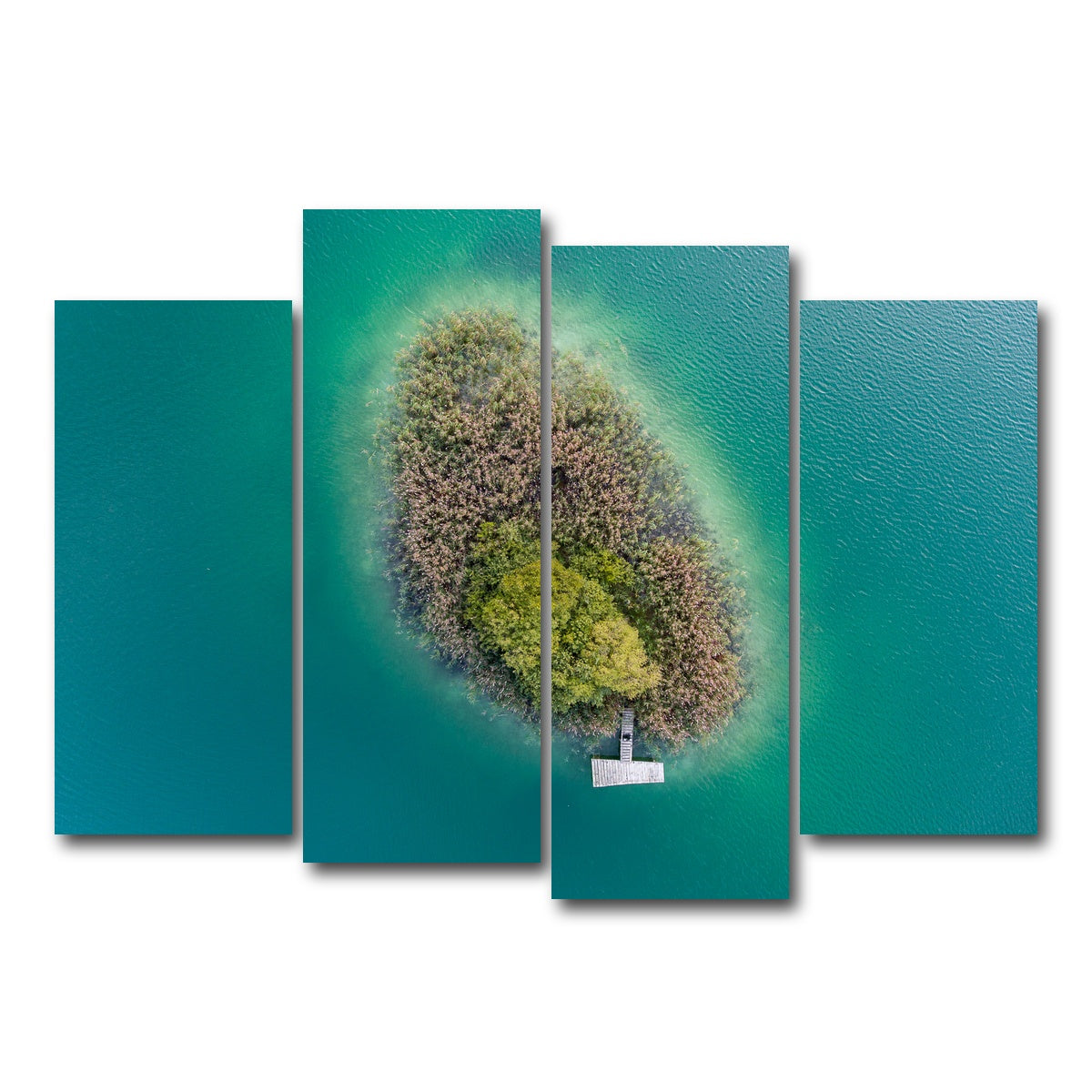 AUTO-MOCKUP WHITE | Island For Two | 4 Piece | Gallery Wrap Canvas | group=4_normal