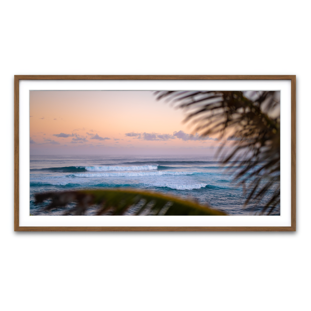 Framed Print 2x1 Walnut