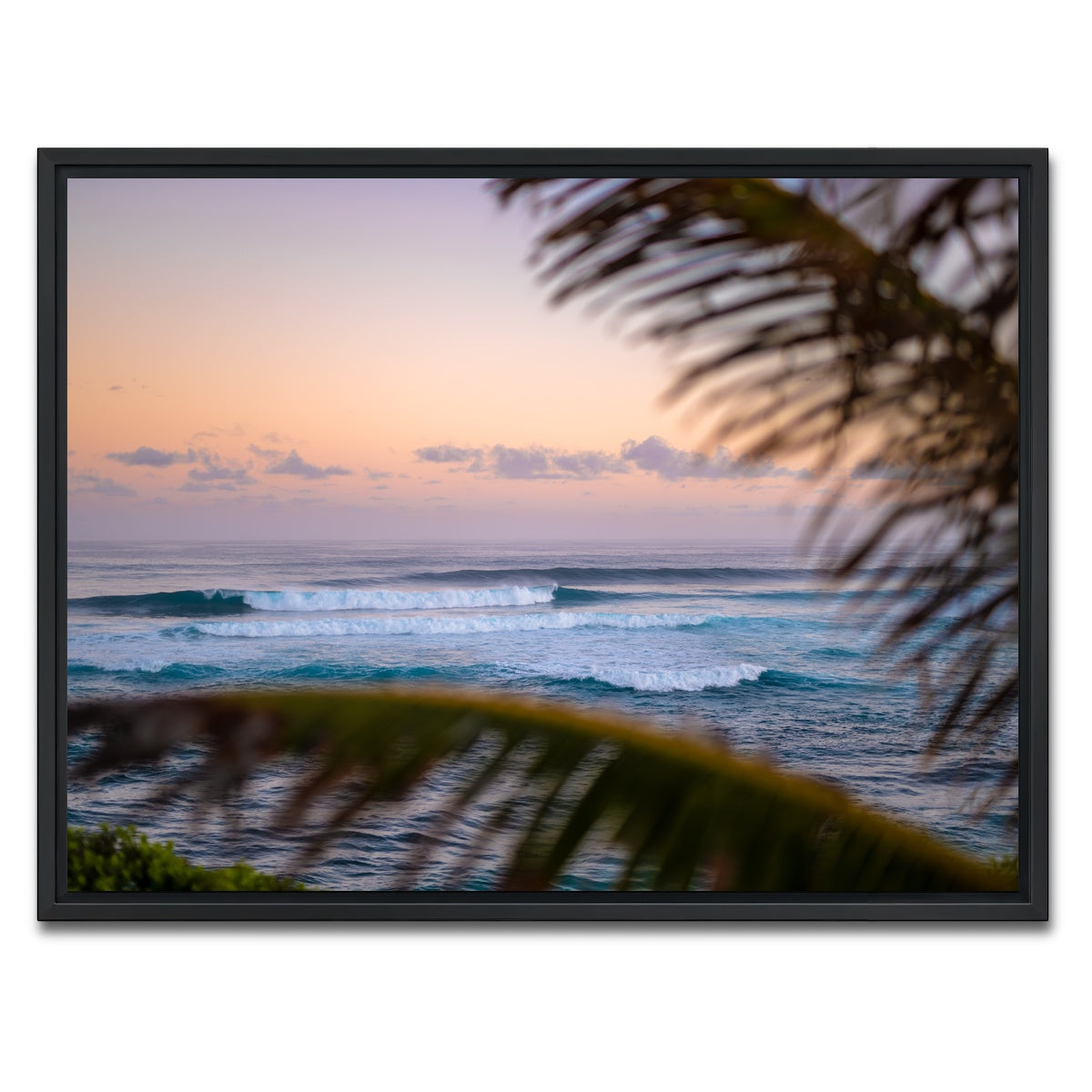 AUTO-MOCKUP WHITE | Island Morning | 1 Piece | Black Framed Canvas | group=4x3
