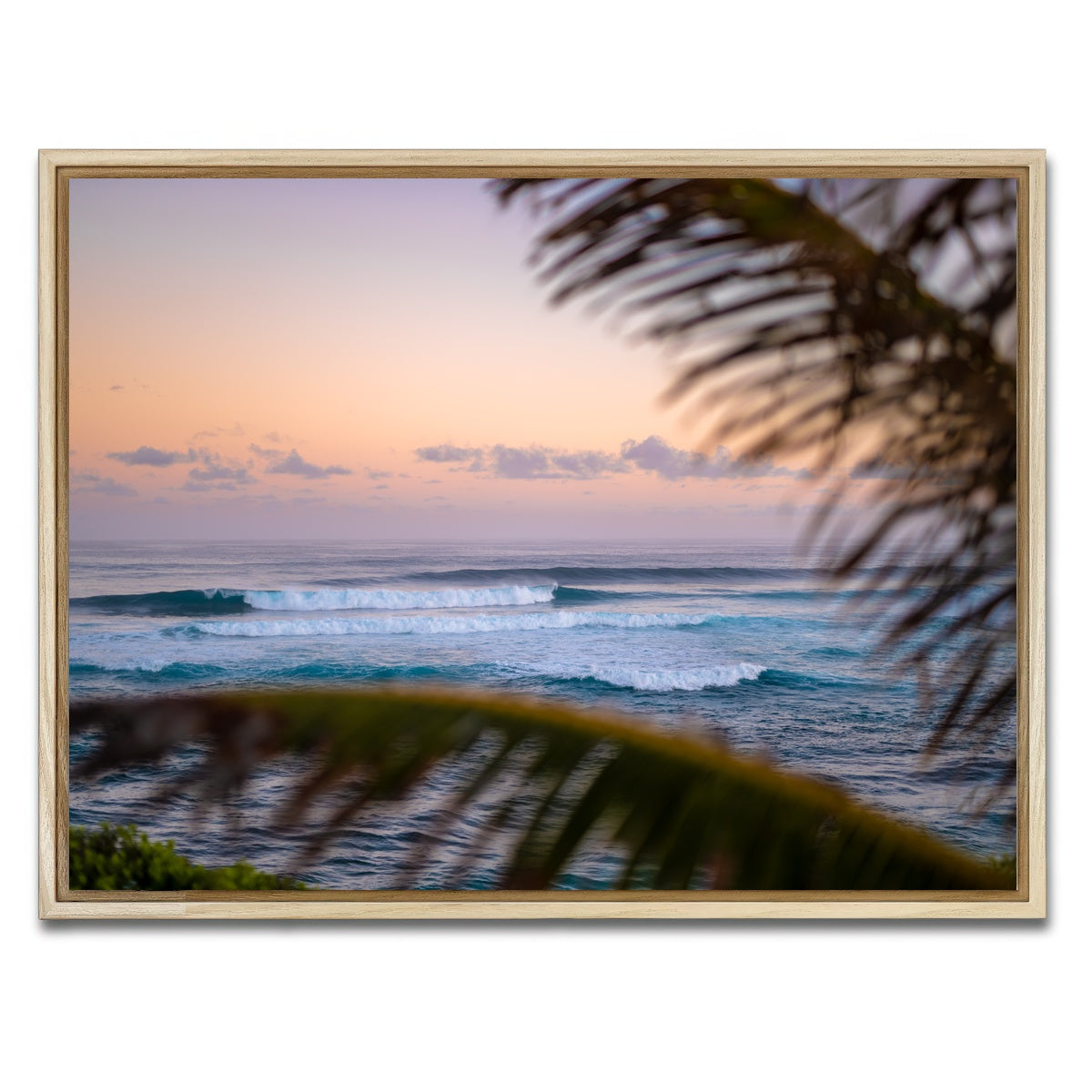 AUTO-MOCKUP WHITE | Island Morning | 1 Piece | Natural Framed Canvas | group=4x3