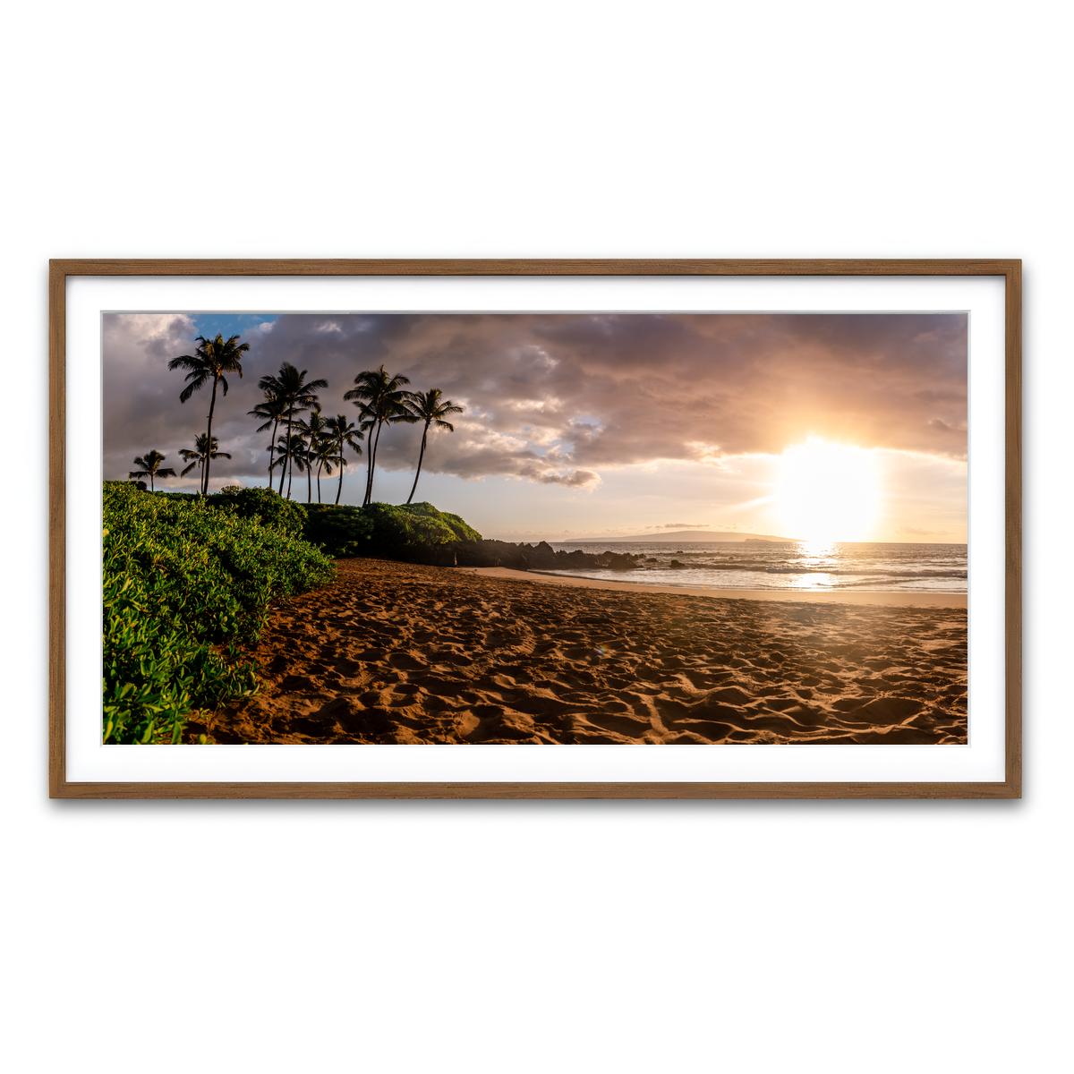Framed Print 2x1 Walnut