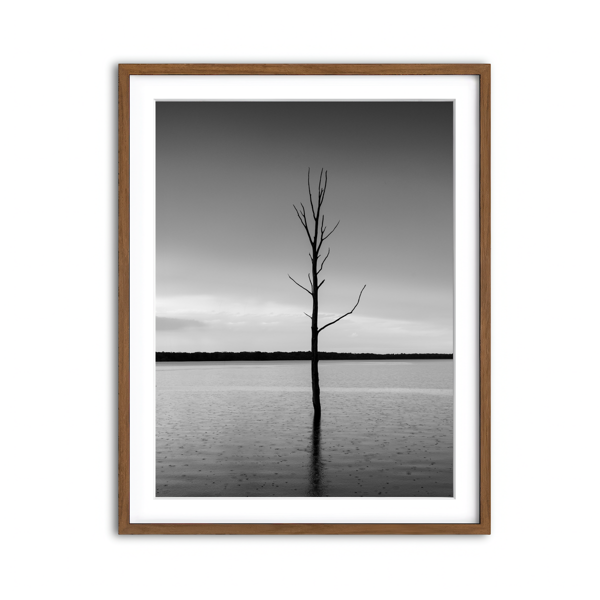 Framed Print 3x4 Walnut
