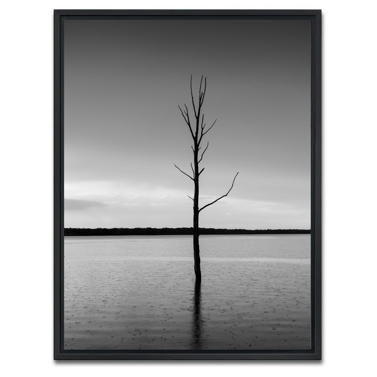 AUTO-MOCKUP WHITE | Isolated Droplets | 1 Piece | Black Framed Canvas | group=3x4