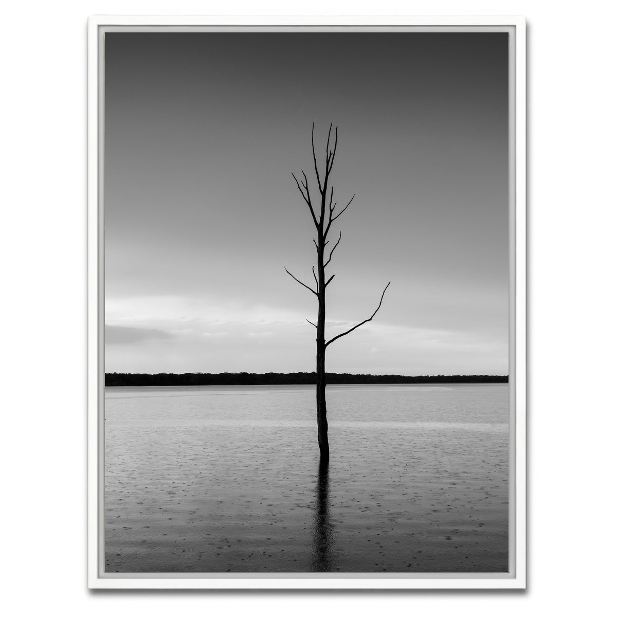 AUTO-MOCKUP WHITE | Isolated Droplets | 1 Piece | White Framed Canvas | group=3x4