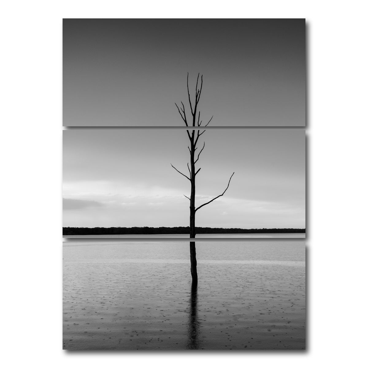 AUTO-MOCKUP WHITE | Isolated Droplets | 3 Piece | Gallery Wrap Canvas | group=8x18_stacked