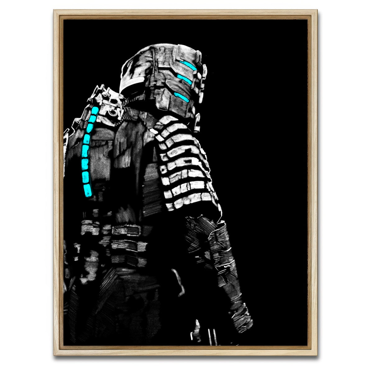 AUTO-MOCKUP WHITE | Issac | 1 Piece | Natural Framed Canvas | group=3x4