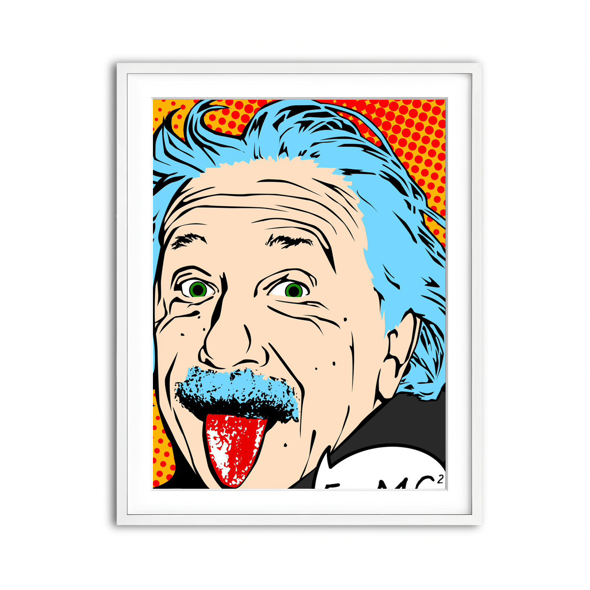 Framed Print 3x4 White