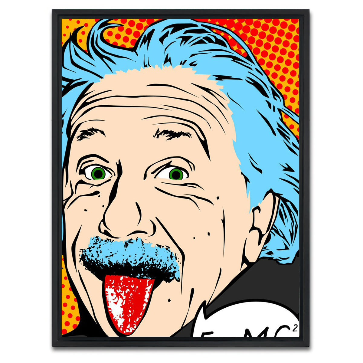 AUTO-MOCKUP WHITE | It Takes a Genius | 1 Piece | Black Framed Canvas | group=3x4