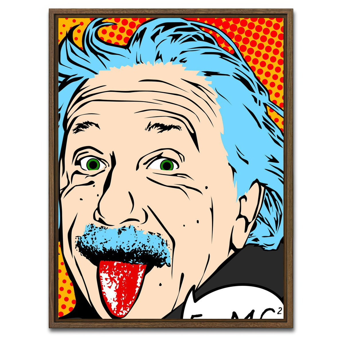 AUTO-MOCKUP WHITE | It Takes a Genius | 1 Piece | Walnut Framed Canvas | group=3x4