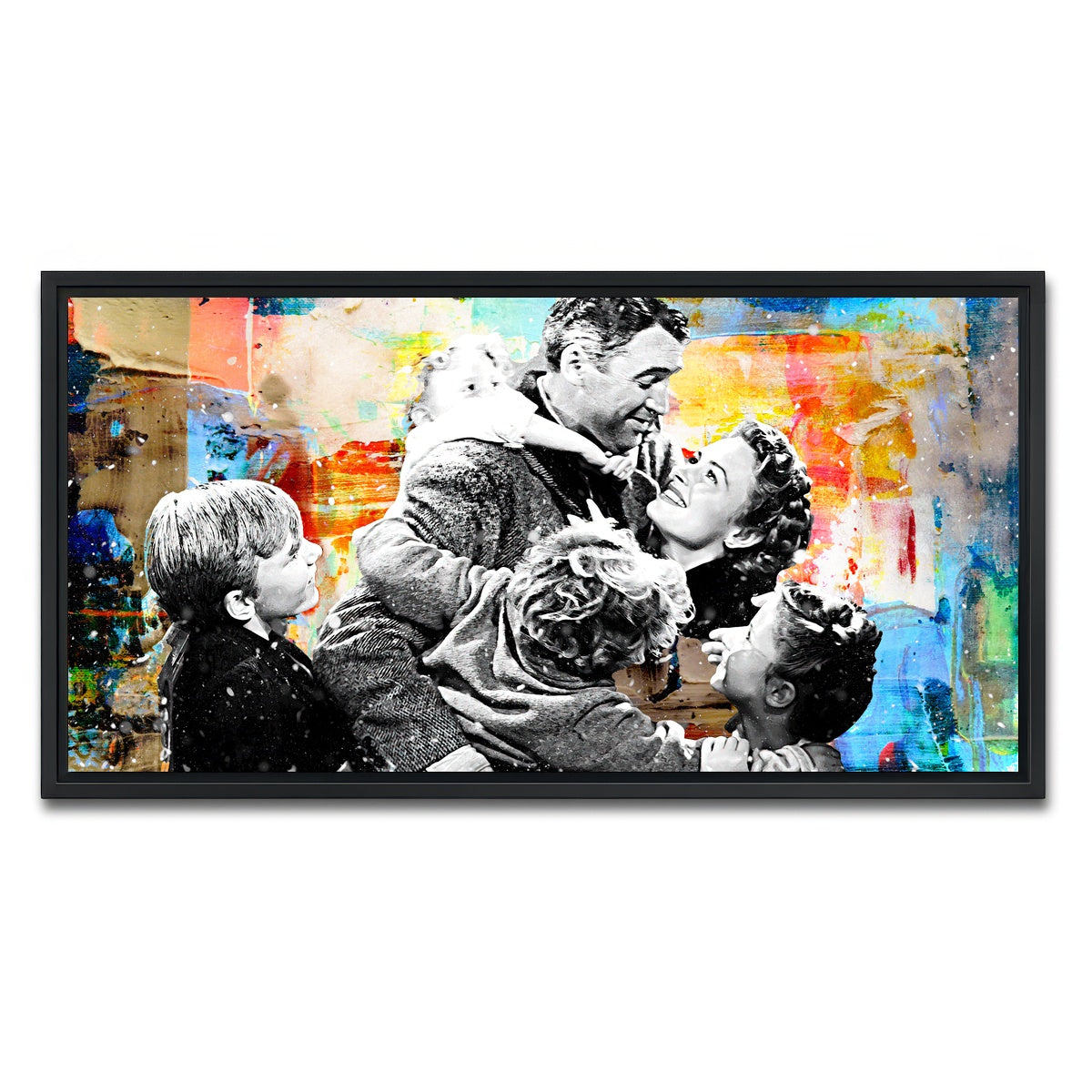 AUTO-MOCKUP WHITE | It's a Wonderful Life | 1 Piece | Black Framed Canvas | group=2x1
