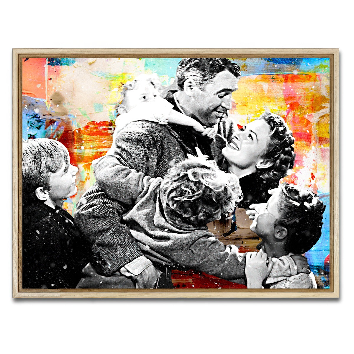 AUTO-MOCKUP WHITE | It's a Wonderful Life | 1 Piece | Natural Framed Canvas | group=4x3