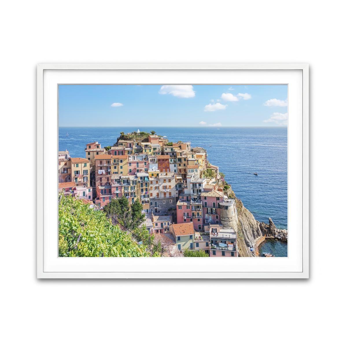 Framed Print 4x3 White
