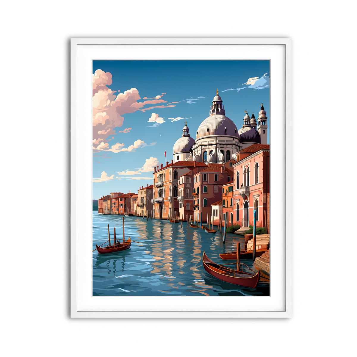 Framed Print 3x4 White